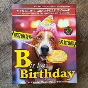 Mystery Jigsaw Puzzle Game - B is for Birthday